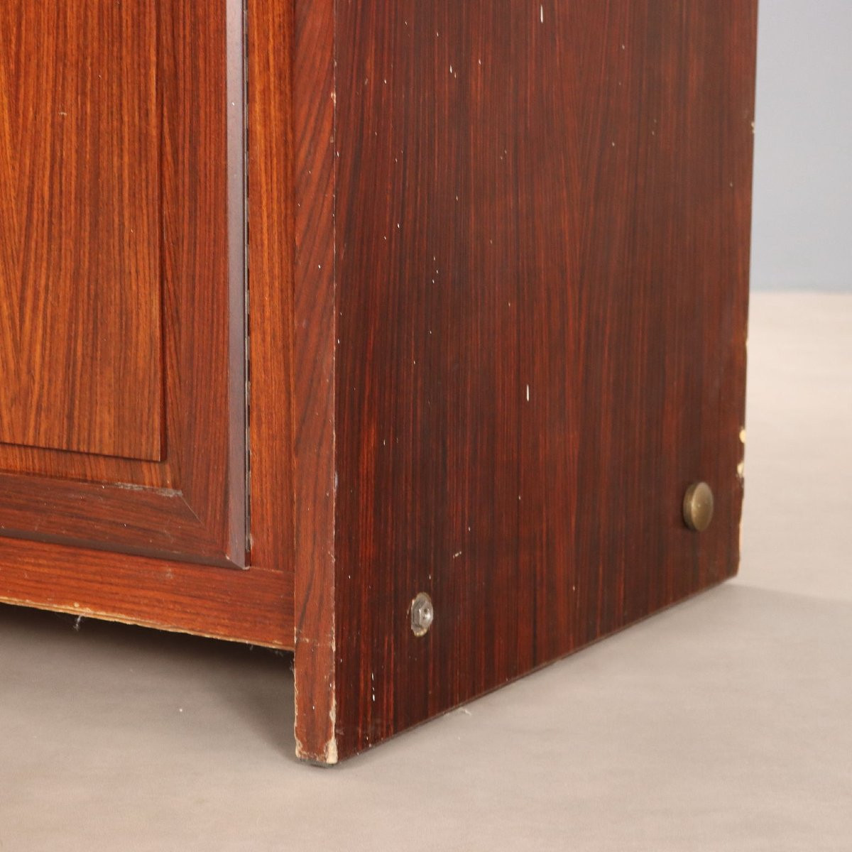 Vintage Wardrobe Wood Drawers Design Italy XX Century-photo-2