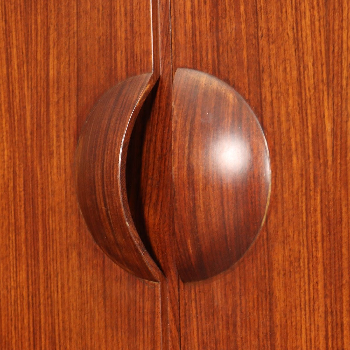 Vintage Wardrobe Wood Drawers Design Italy XX Century-photo-6