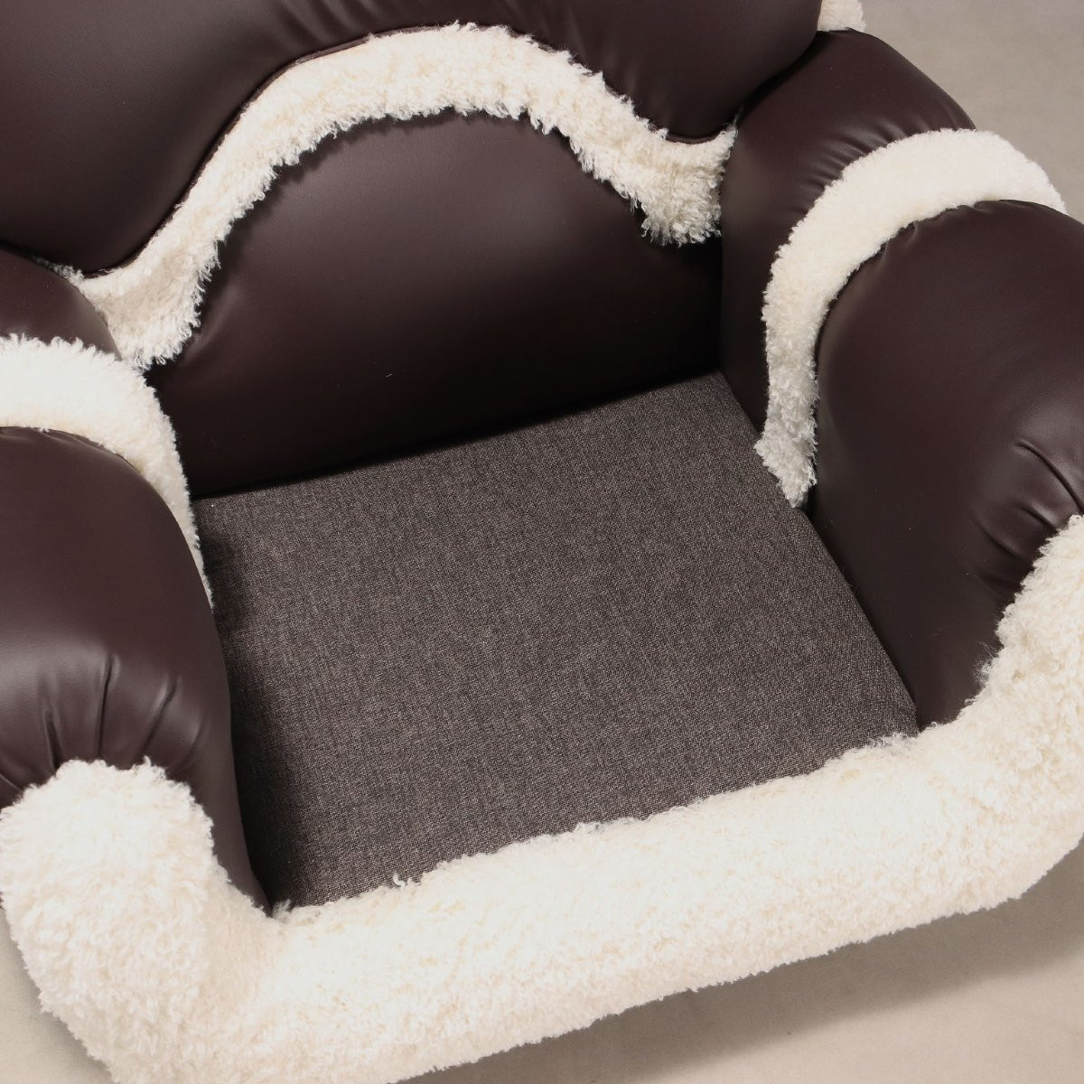 Fauteuils Vintage Simili Cuir Rembourrage Design Années 1970-photo-4