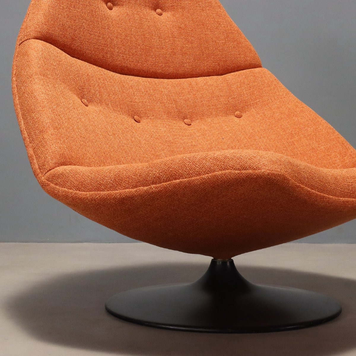 Artifort F588 Armchair Vintage Design G. Harcourt With Footrest 1960s-photo-4