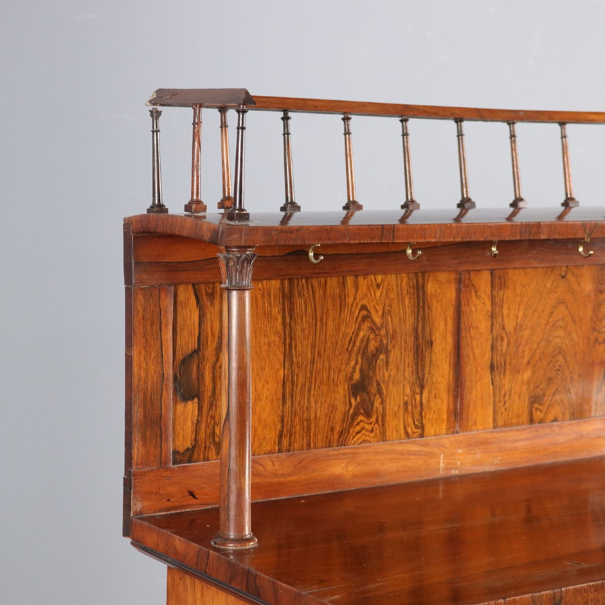 Antique Cupboard Bois De Violette Brass Fabric United Kingdom '800-photo-4