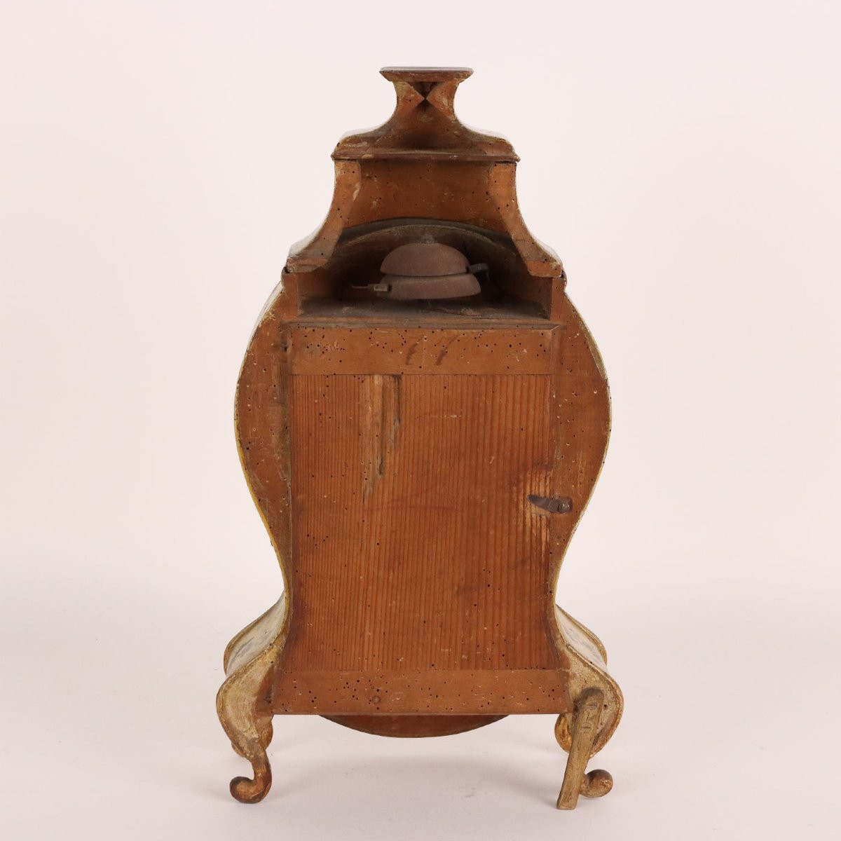 Antique Pendulum Clock Wood Decorations France XVIII Century-photo-5