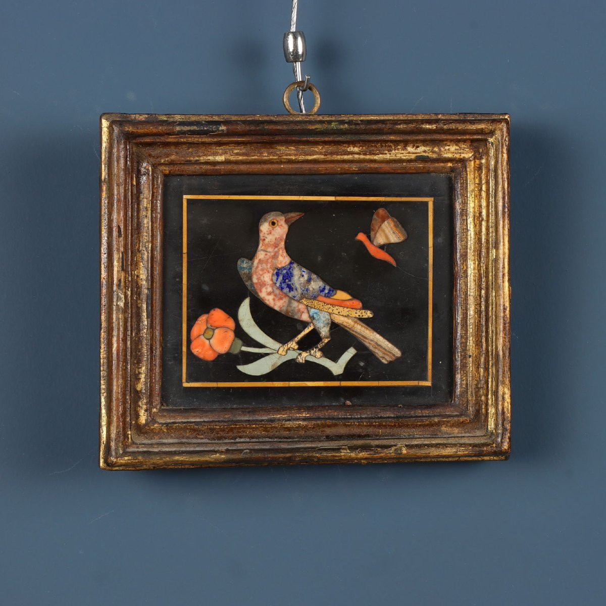 Four Panels In Florentine Mosaic. Florence, First Half Of The 17th Century.-photo-4