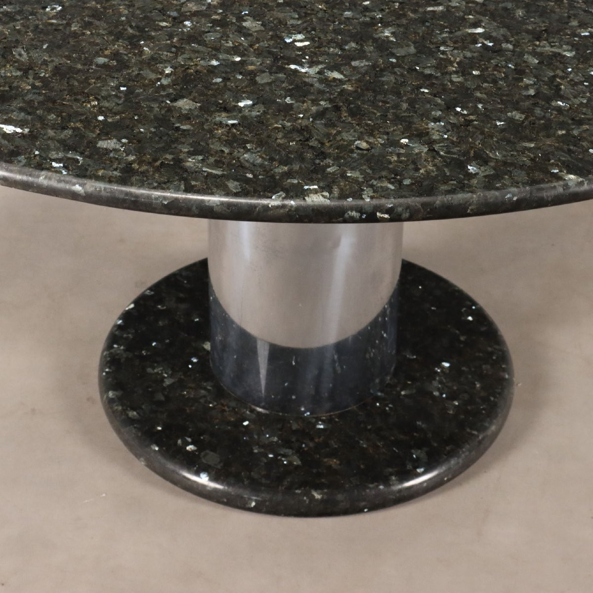 Poltronova Super Loto Table Vintage Design E. Sottsass Marble 1970s-photo-3