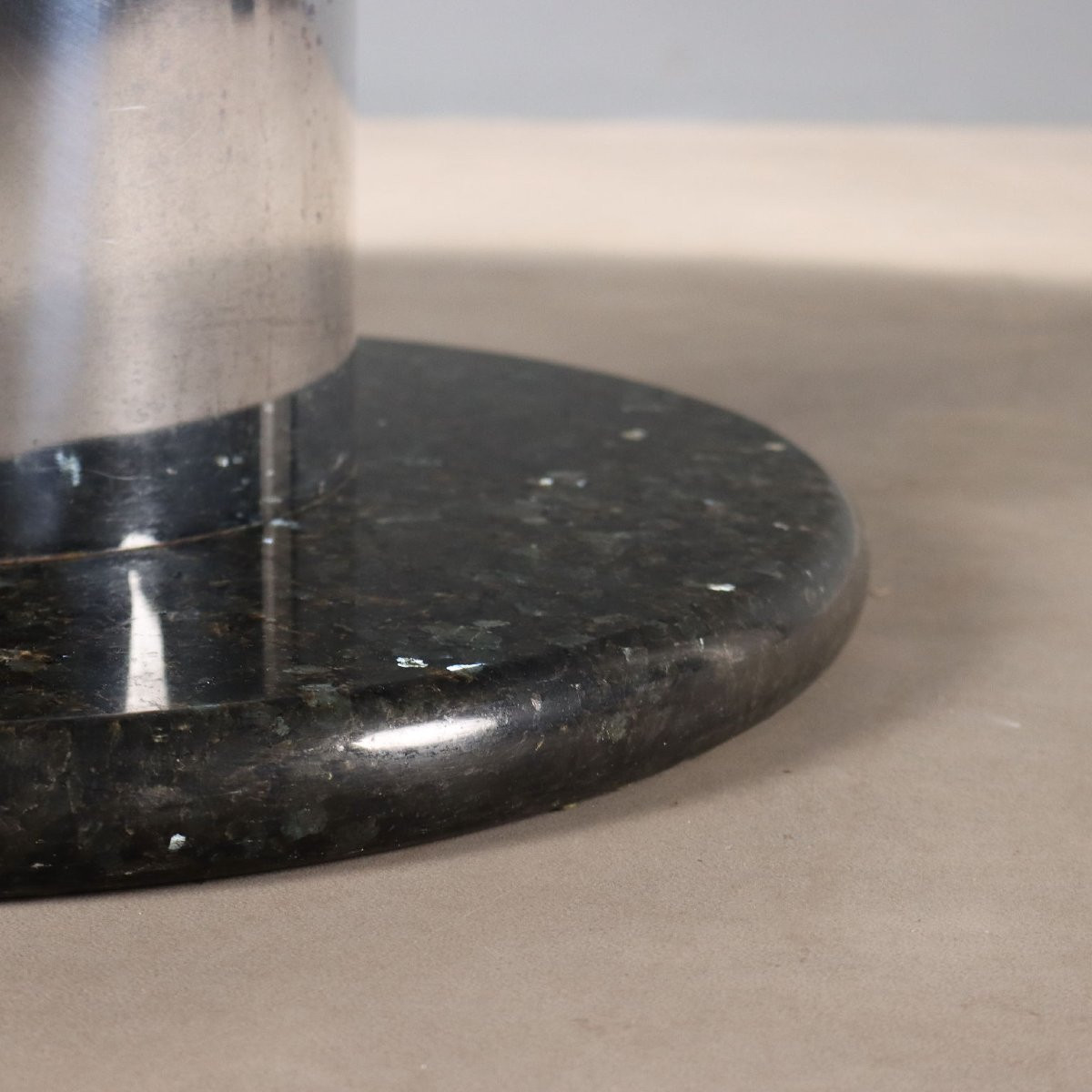 Poltronova Super Loto Table Vintage Design E. Sottsass Marble 1970s-photo-4