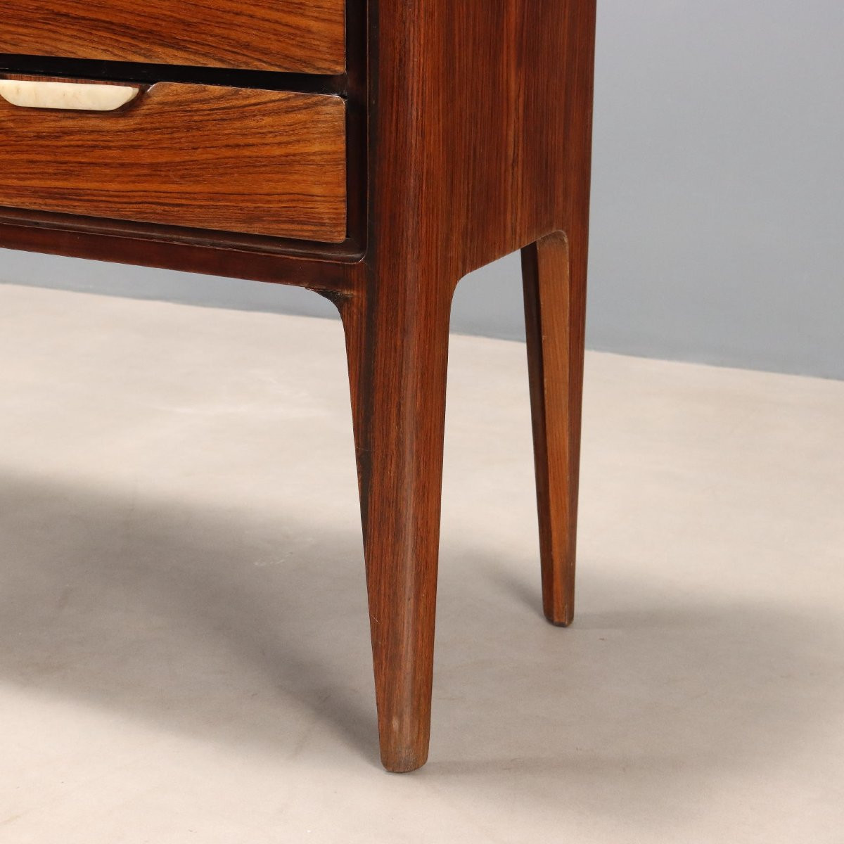 Vintage Chest Of Drawers Exotic Woods Veneer Design 1950s-photo-5