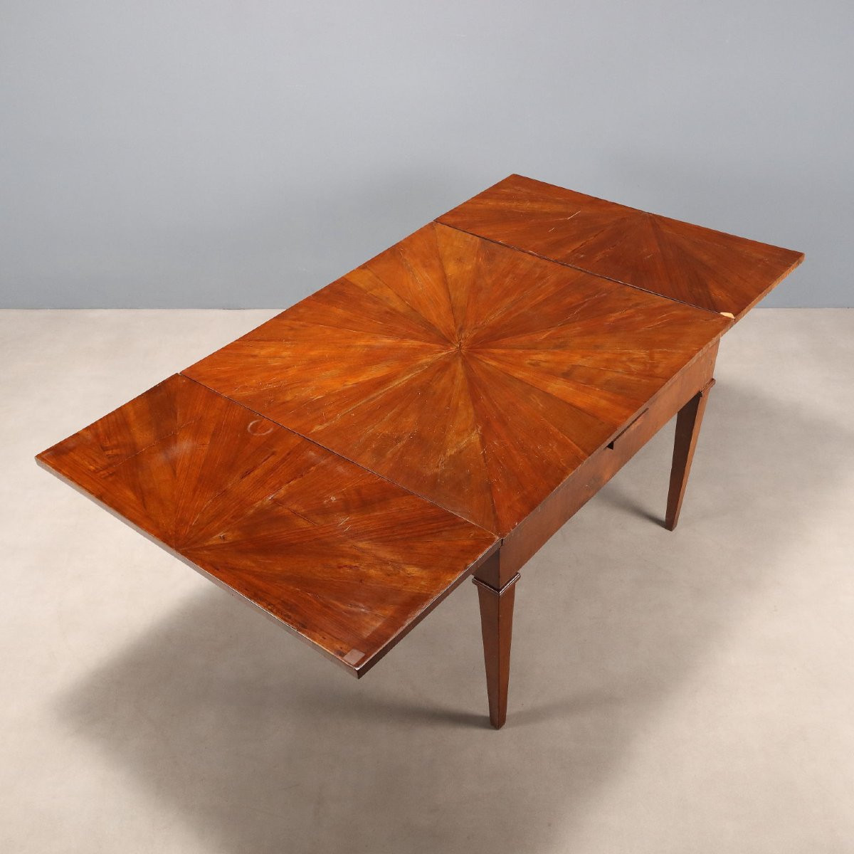 Table Directoire en noyer Italie, début du XIXe siècle-photo-3