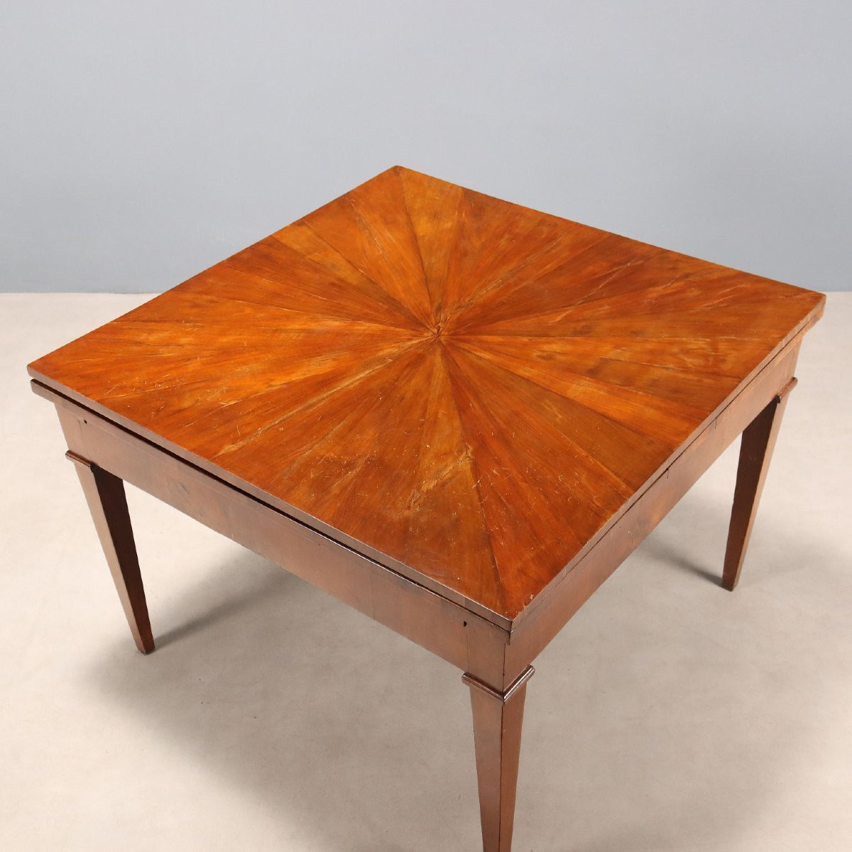 Table Directoire en noyer Italie, début du XIXe siècle-photo-5