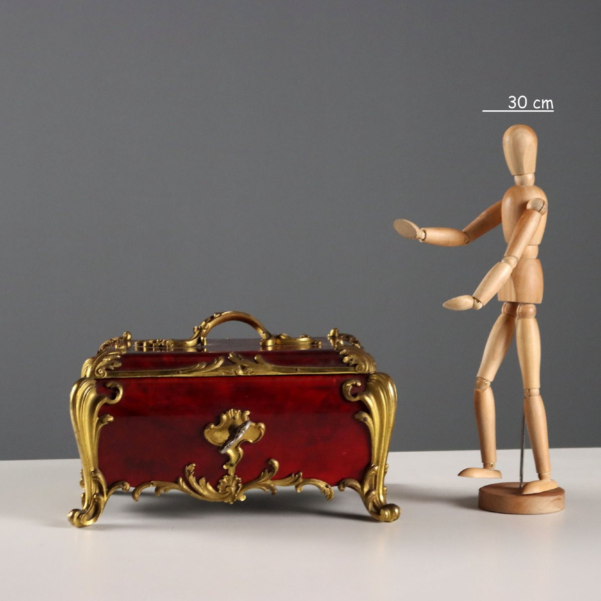 Antique Jewelry Casket Napoleon III France XIX-xx Century-photo-2