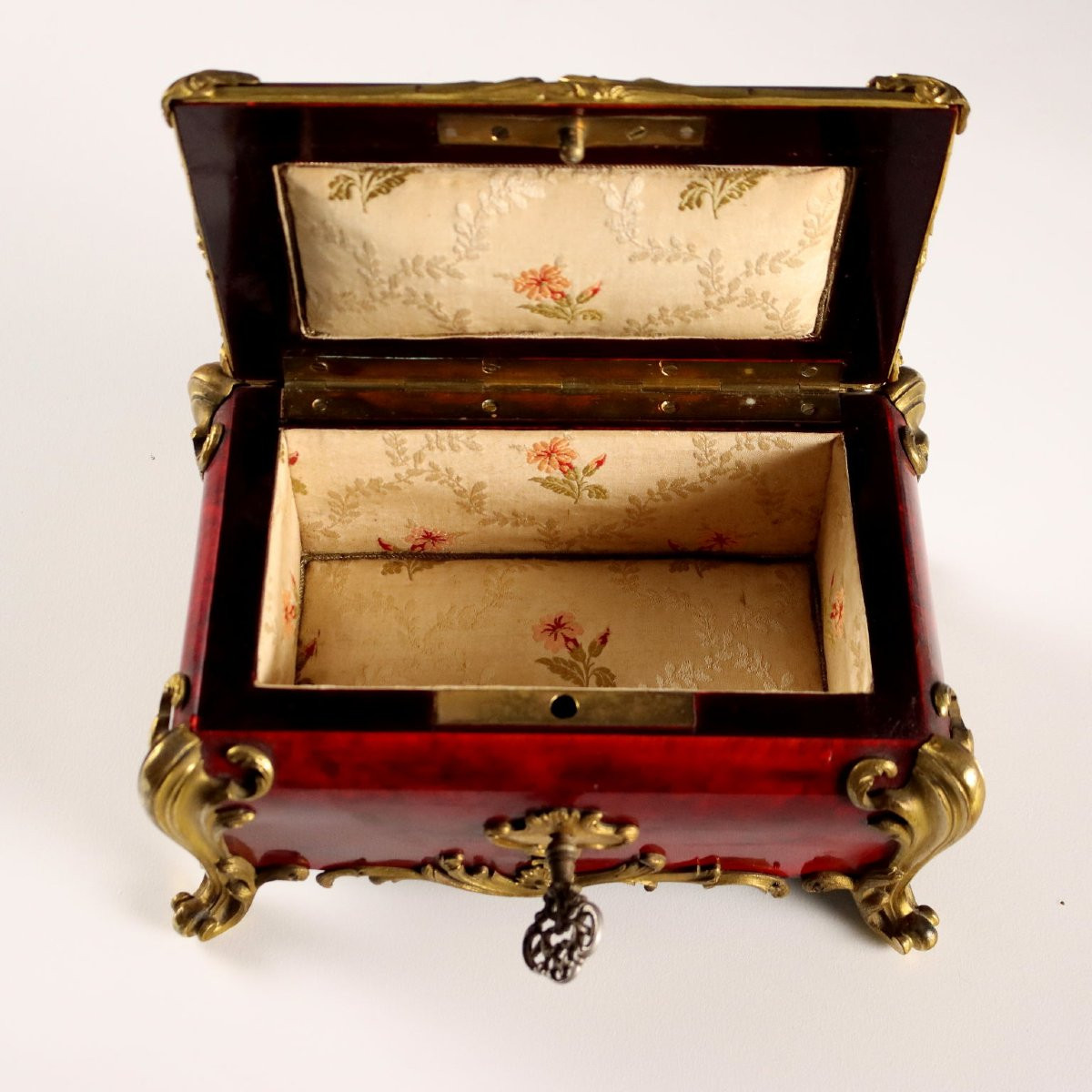 Antique Jewelry Casket Napoleon III France XIX-xx Century-photo-3