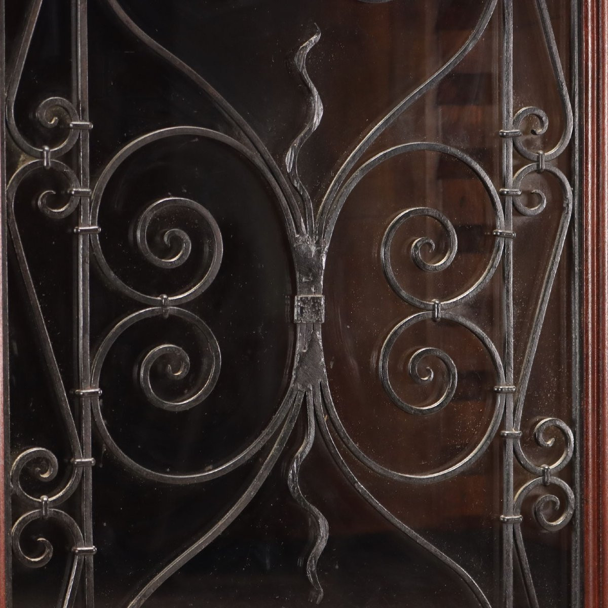 Antique Bookcase Neo-renaissance Style Walnut XX Century-photo-4