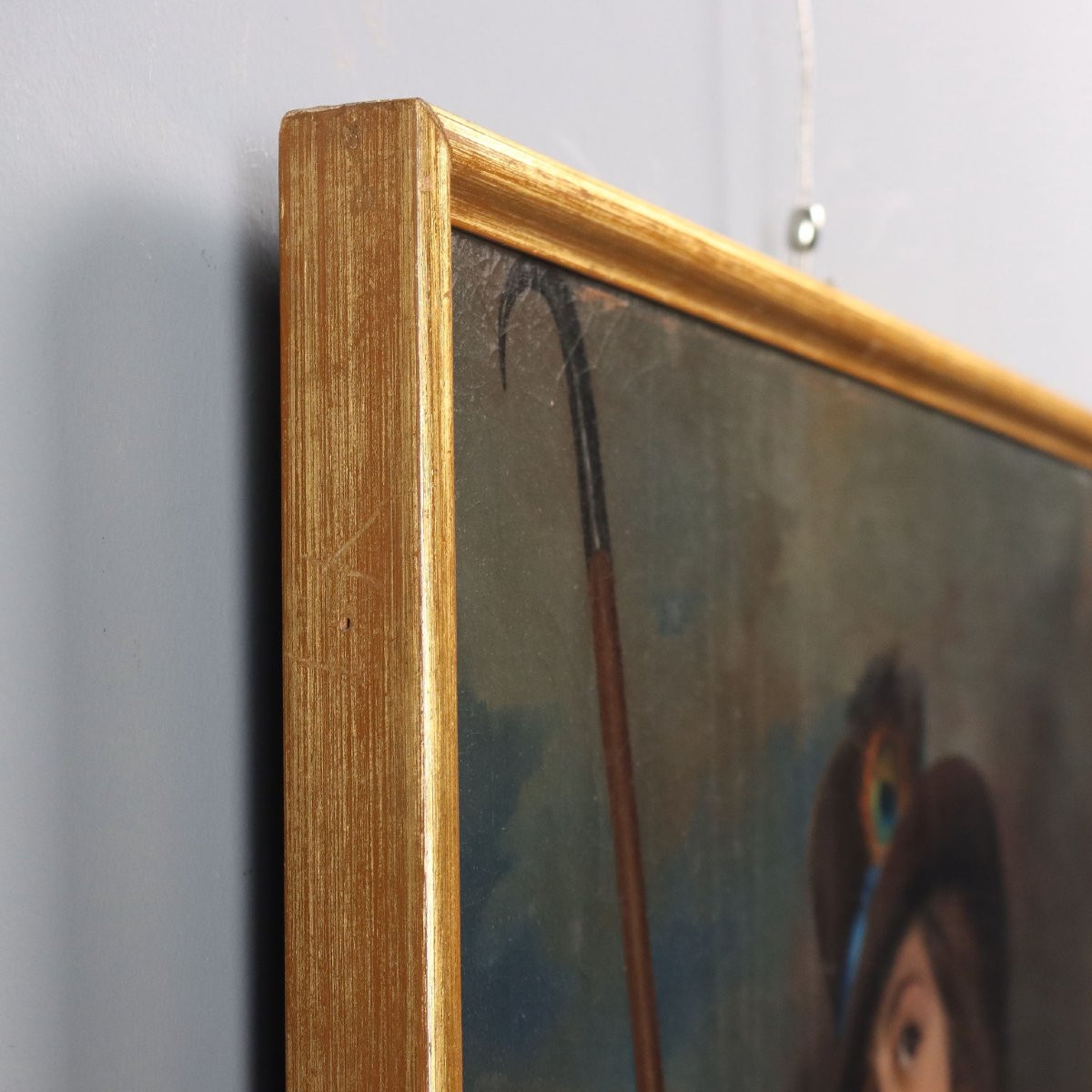 Tableau Moderne Signé Domenico Pesenti Huile sur Toile '800-photo-6