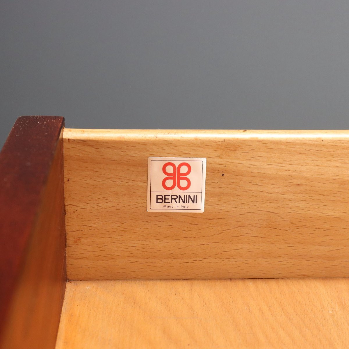 Buffet Bas Bernini '503' Vintage Design Gianfranco Frattini Années 60-photo-2