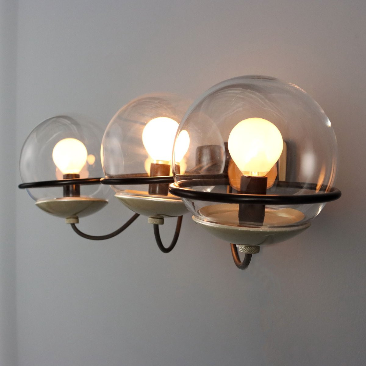 Lampe Arteluce 237/3 Design Gino Sarfatti Italie Années 1960-photo-1