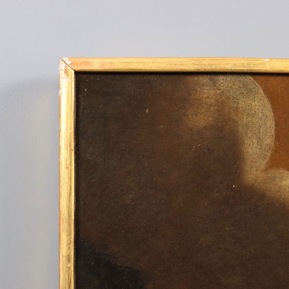 Tableau Ancien La Conversion de Saint Paul Huile sur Toile '600-photo-6