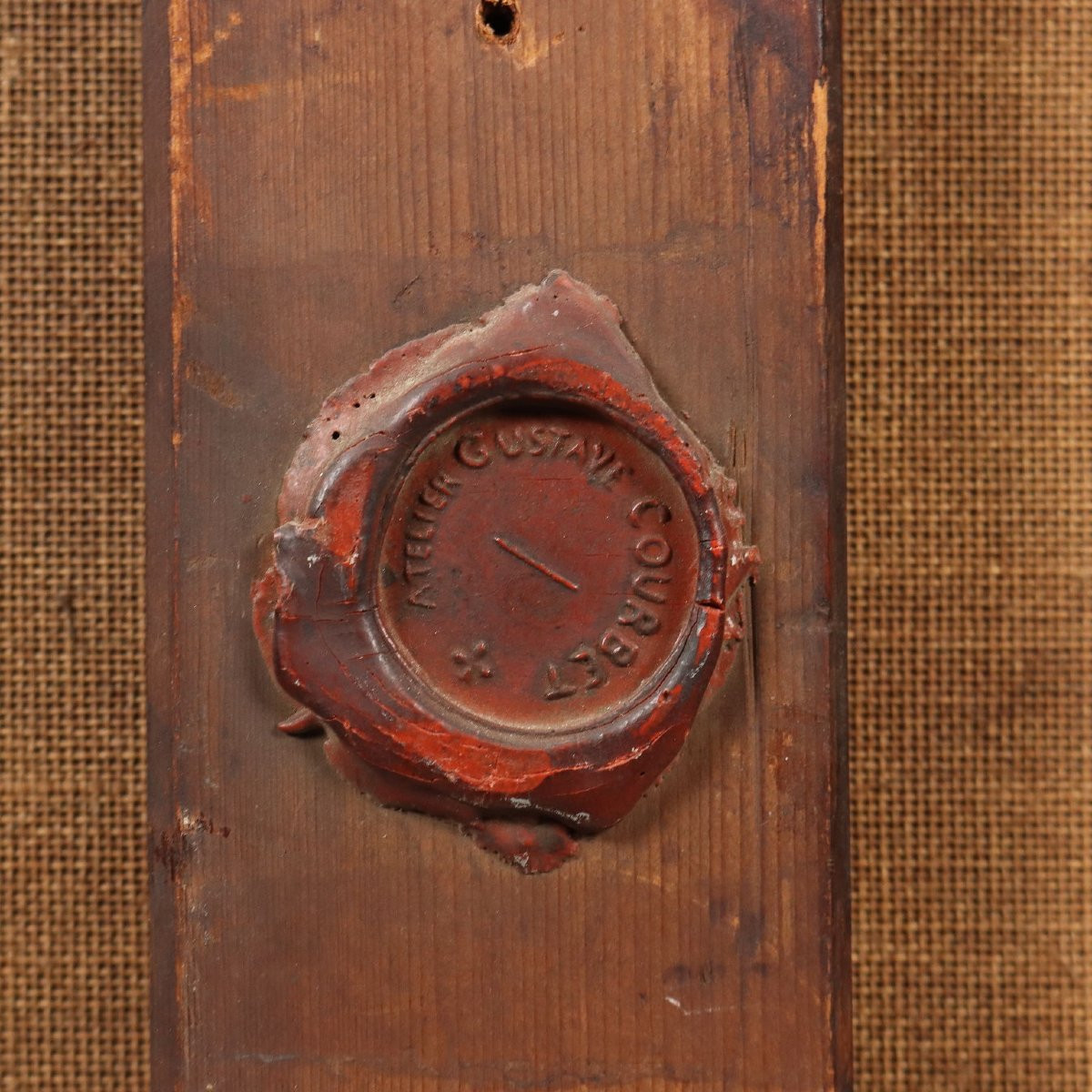 Tableau Ancien Cerf dans le Bois Huile sur Toile France XIXe Siècle-photo-8