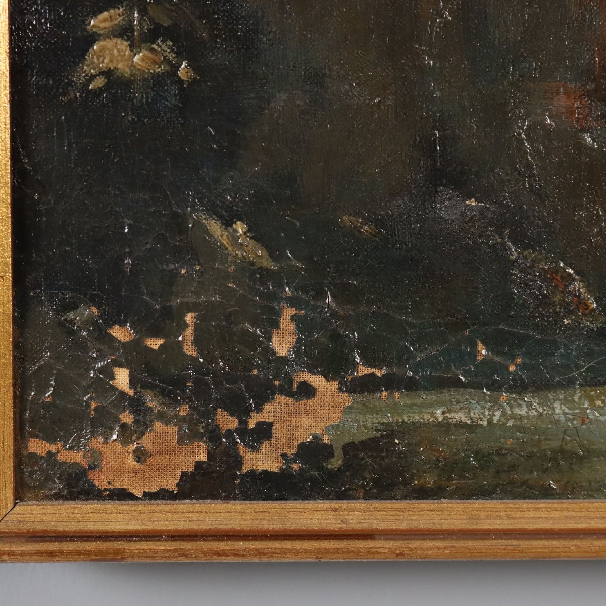 Modern Painting Signed Ludovico Zambeletti 'val Vogna' XX Century-photo-4