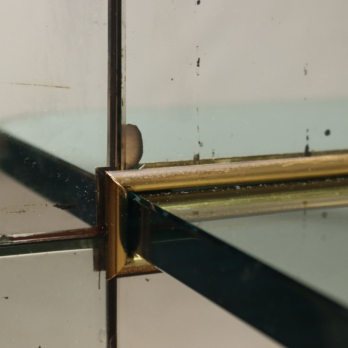 Vintage Backlit Mirror 1940s-photo-3