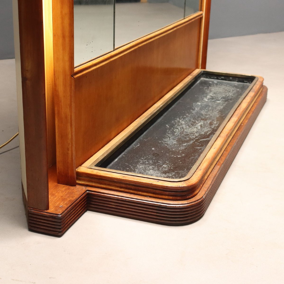 Vintage Backlit Mirror 1940s-photo-7