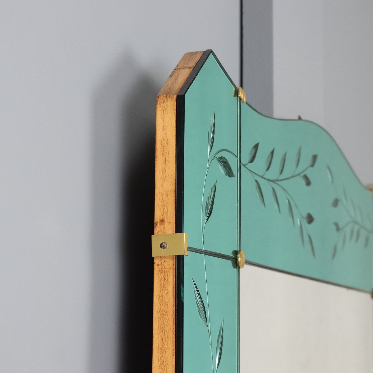 Vintage Miroir avec Console Années 50-60-photo-1