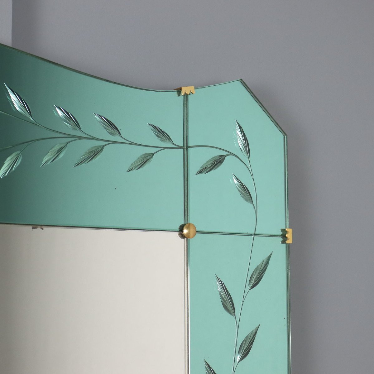 Vintage Miroir avec Console Années 50-60-photo-2