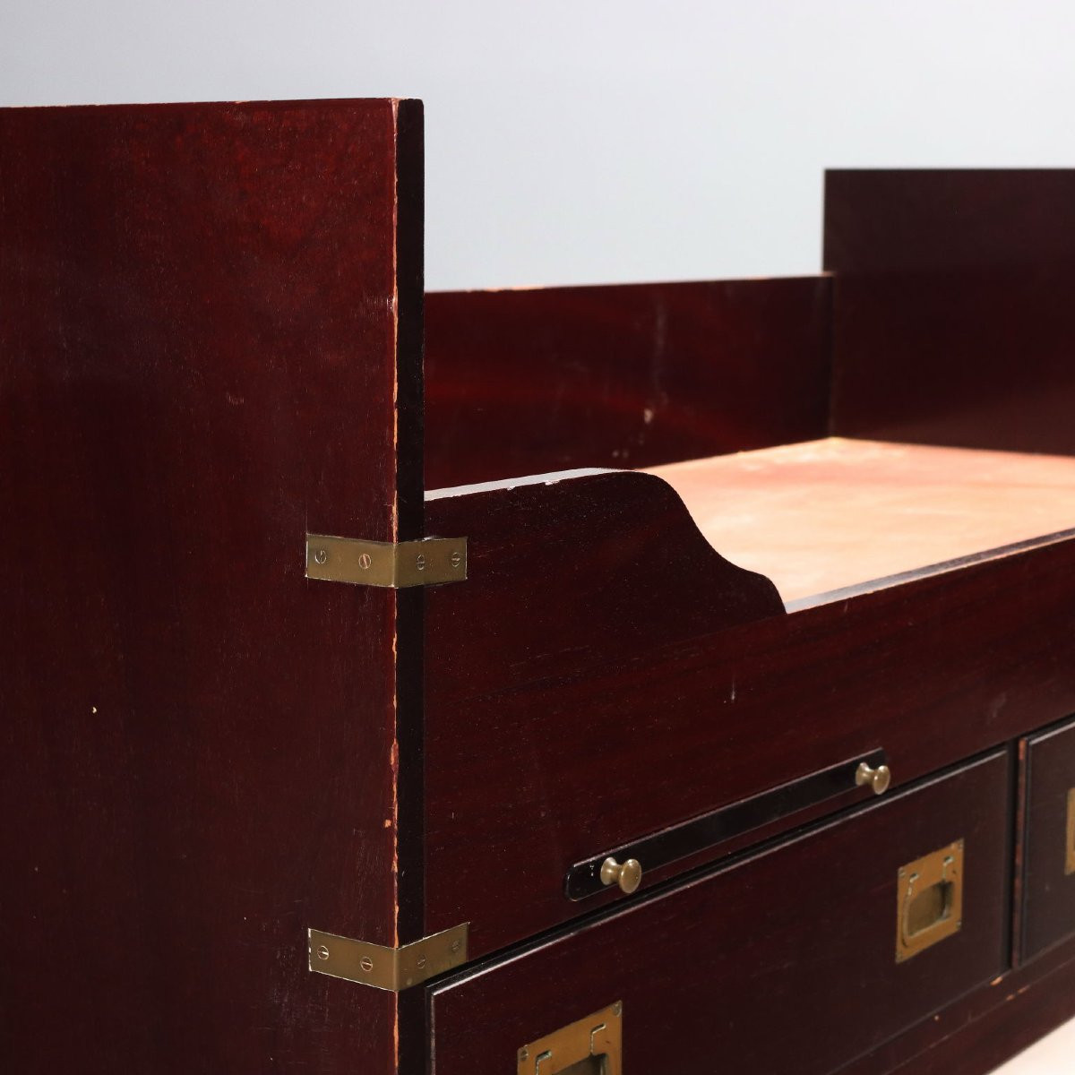 English Nautical-style Single Bed, Italy, 20th Century-photo-4