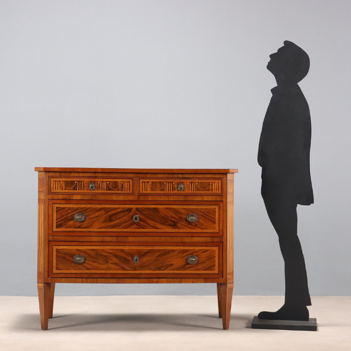 Neoclassical Chest Of Drawers, Italy, Late 18th Century-photo-2