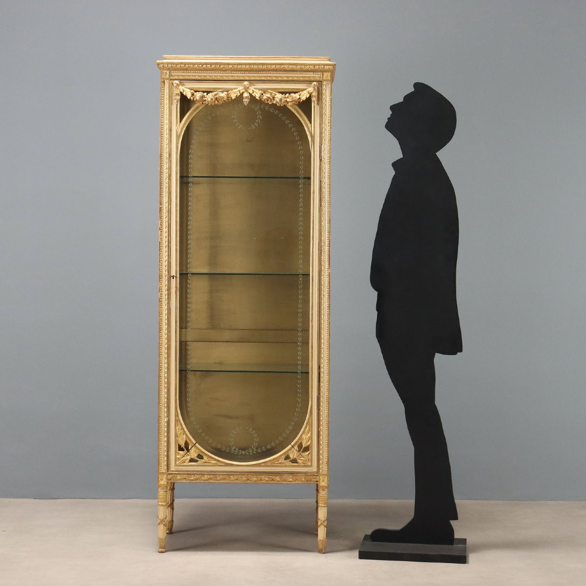Neoclassical Display Cabinet, Italy, Late 19th Century-photo-2