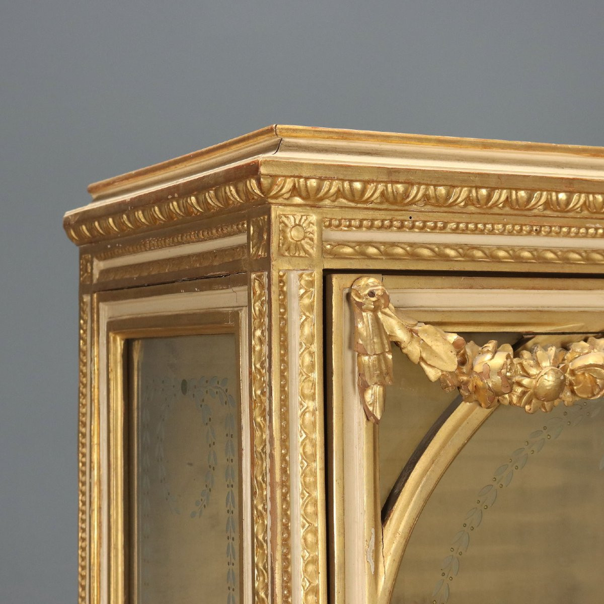 Neoclassical Display Cabinet, Italy, Late 19th Century-photo-4