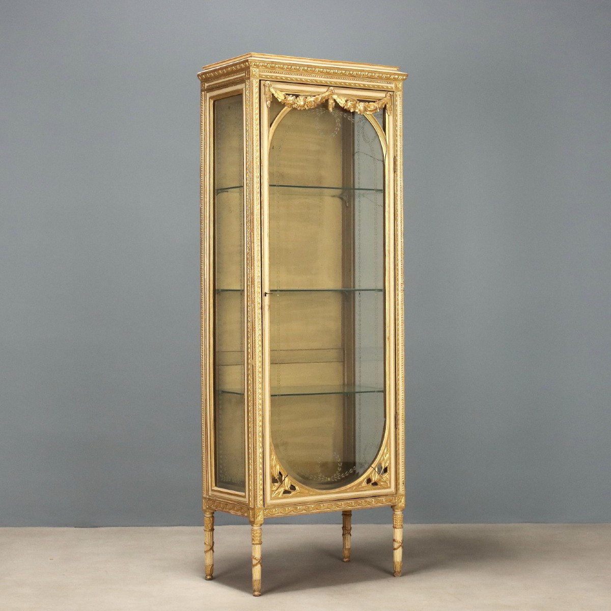 Neoclassical Display Cabinet, Italy, Late 19th Century