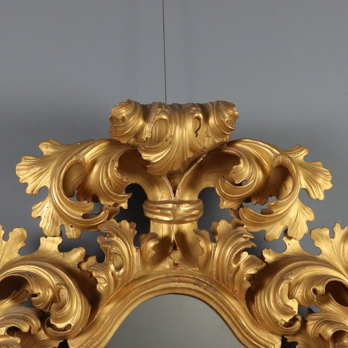 Large Baroque-style Mirror, 19th-century Italy-photo-3