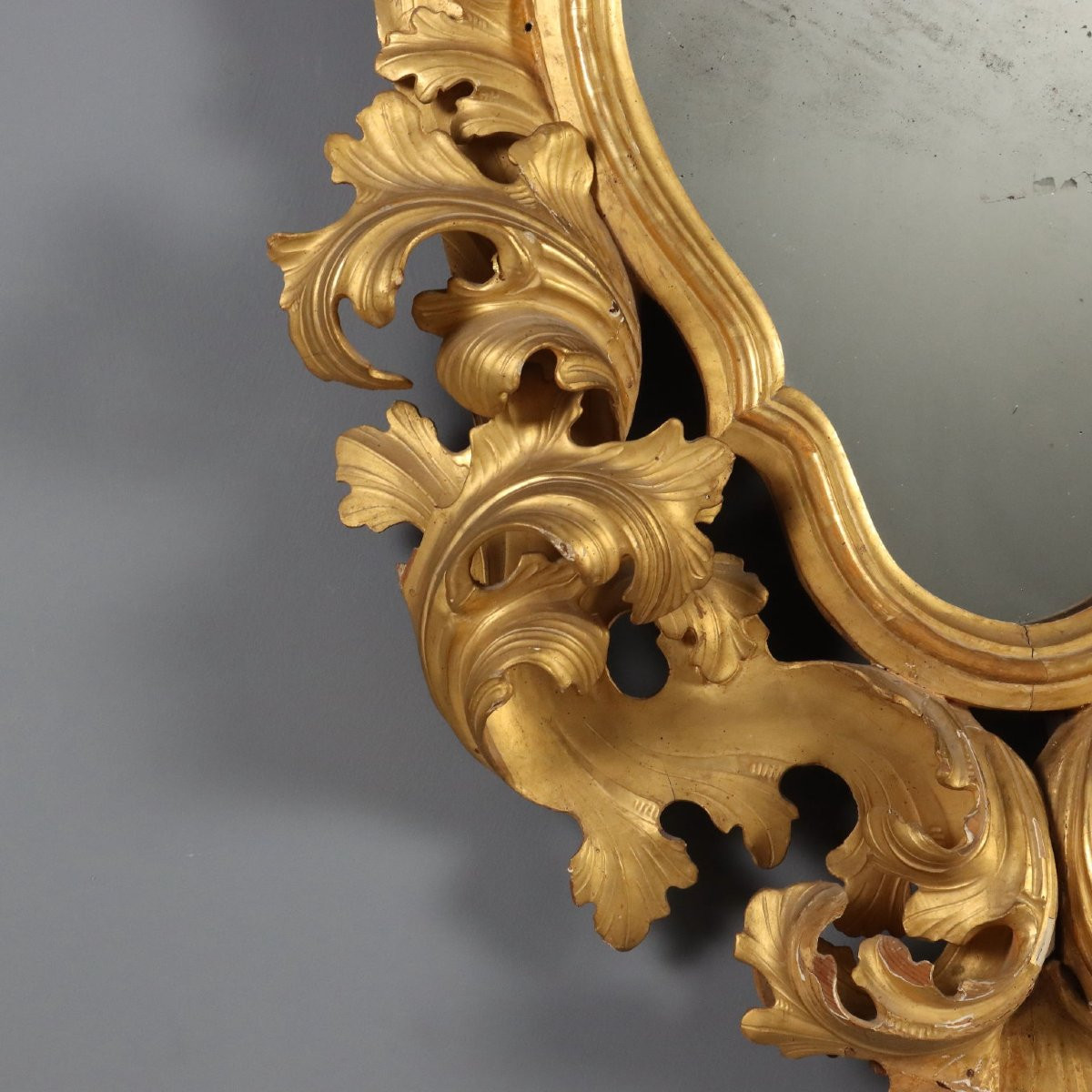 Large Baroque-style Mirror, 19th-century Italy-photo-3