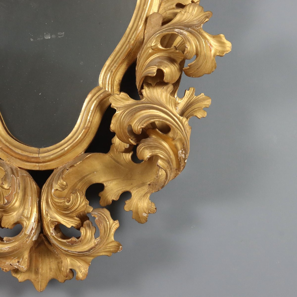 Large Baroque-style Mirror, 19th-century Italy-photo-4