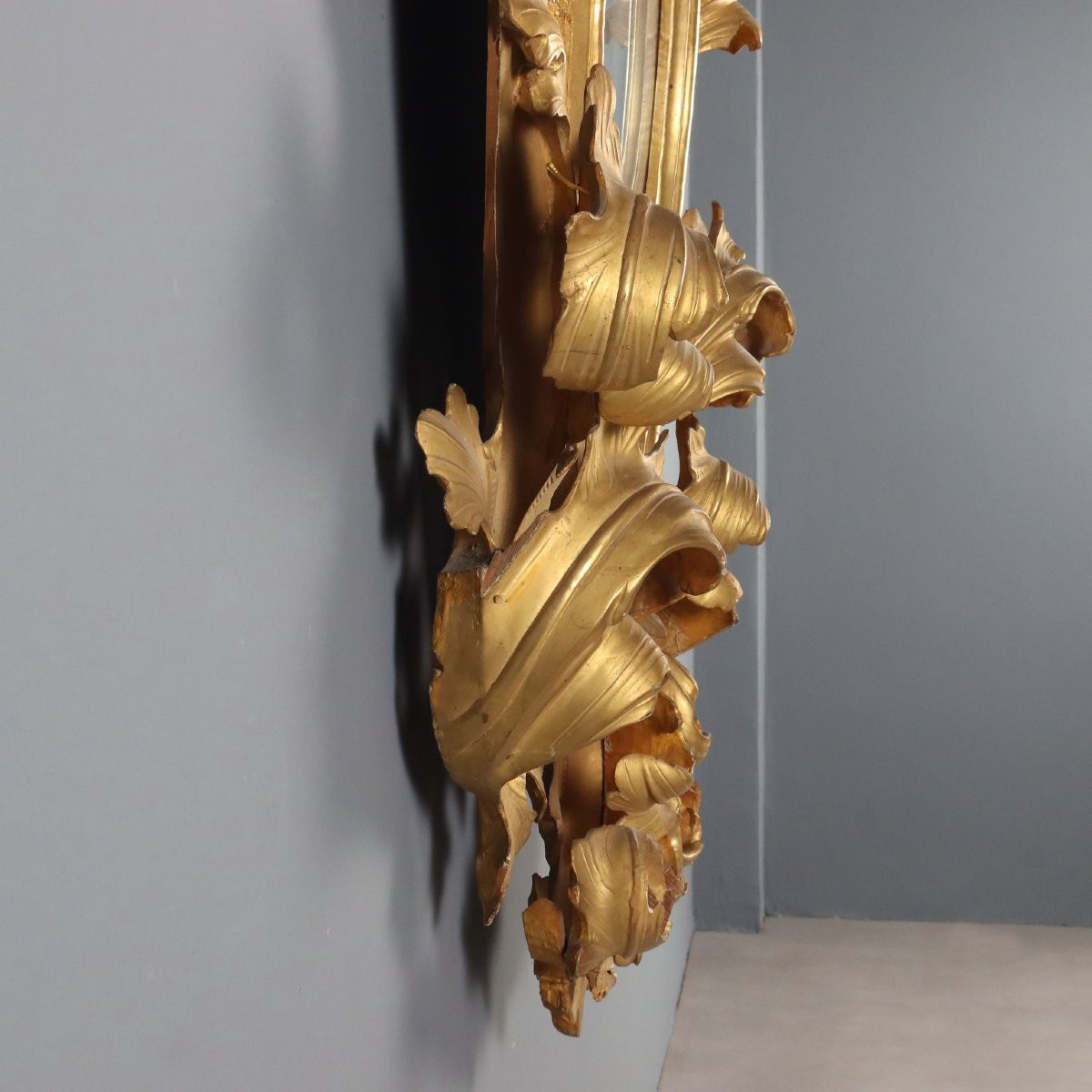 Large Baroque-style Mirror, 19th-century Italy-photo-8