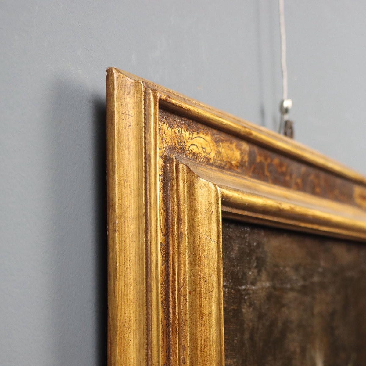 Antique Painting Still Life And Flowers Oil On Canvas XVIII Century-photo-4