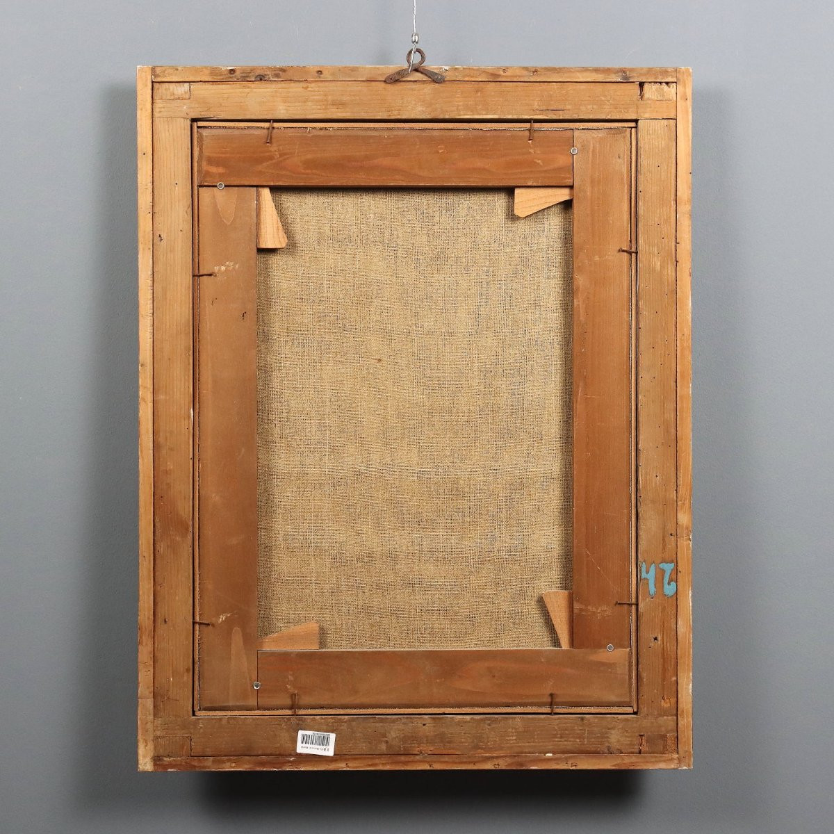 Antique Painting Still Life And Flowers Oil On Canvas XVIII Century-photo-5