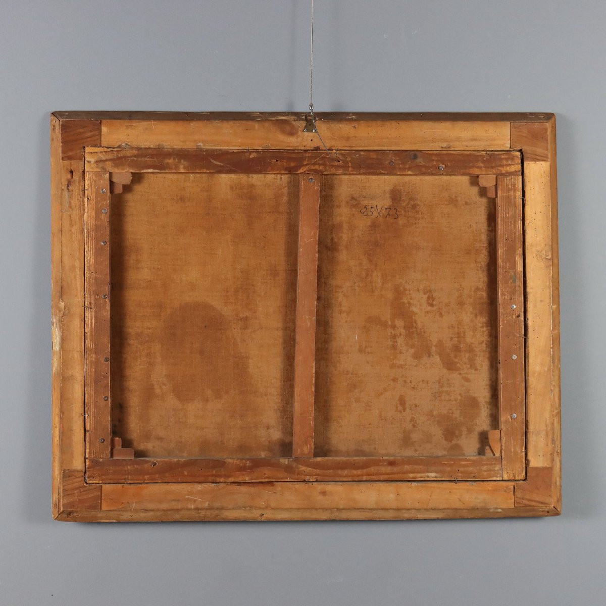 Antique Painting The Crossing Of The Red Sea Oil On Canvas '600-photo-7