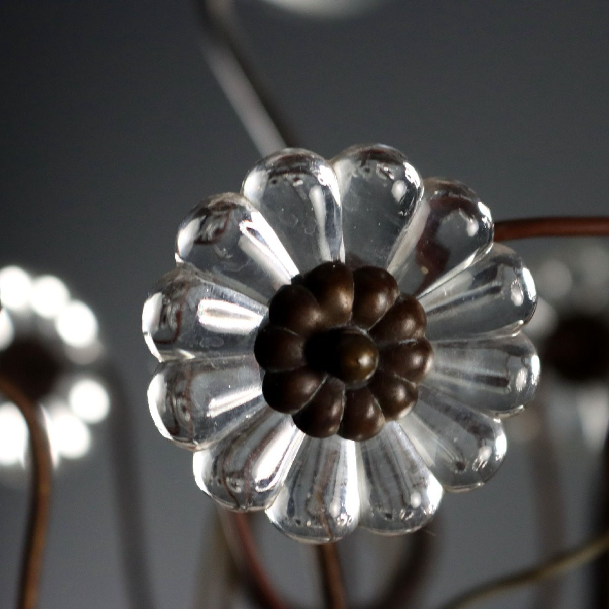 Lustre en fer et tôle Italie du XXe siècle-photo-1