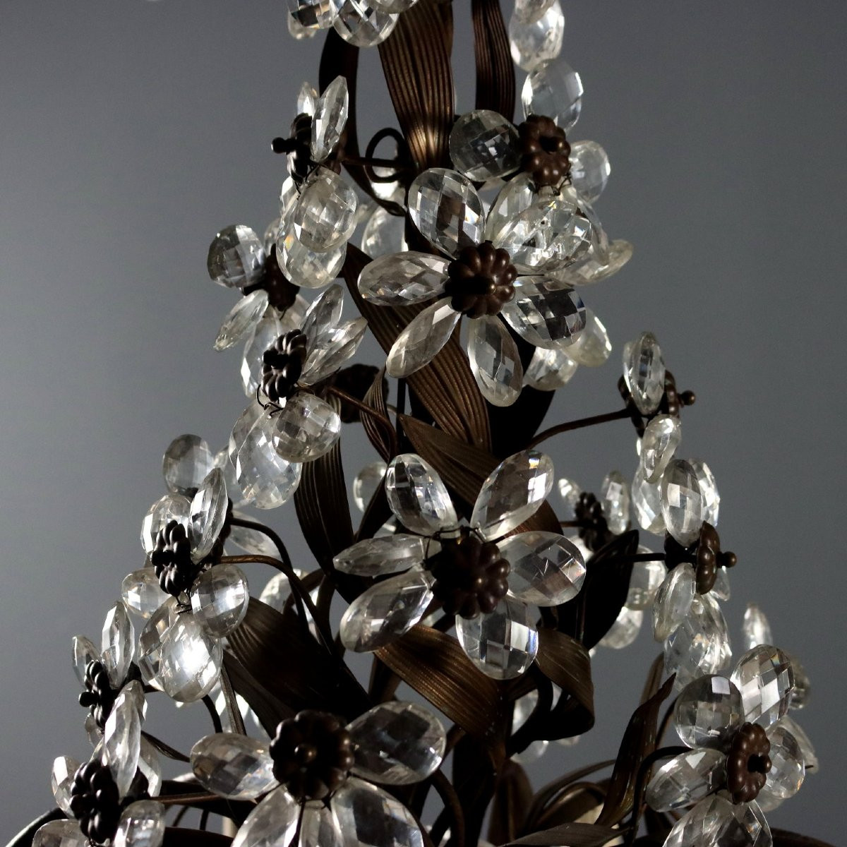  Lustre en fer et tôle Italie du XXe siècle-photo-4