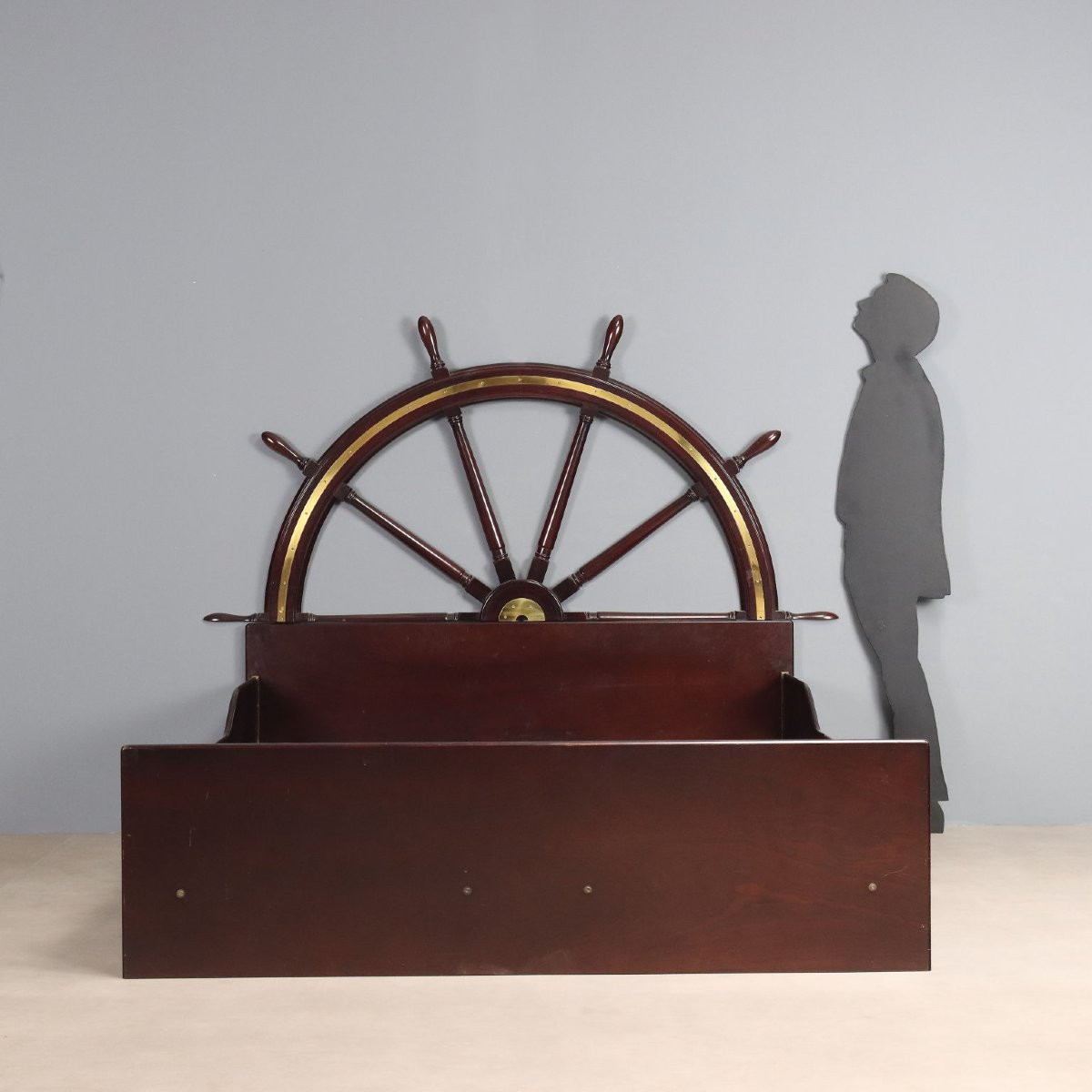 20th-century Italian Nautical-style Double Bed-photo-2