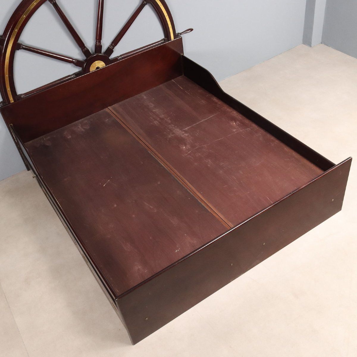 20th-century Italian Nautical-style Double Bed-photo-8