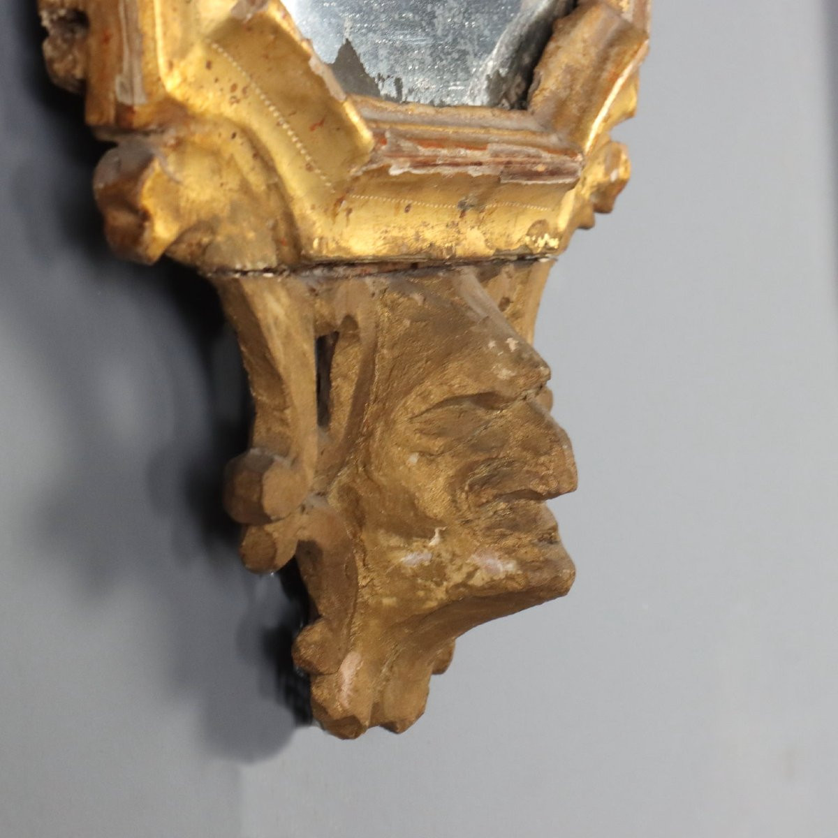 Set Of Four Carved And Gilded Wooden Fans, France, 18th Century-photo-7