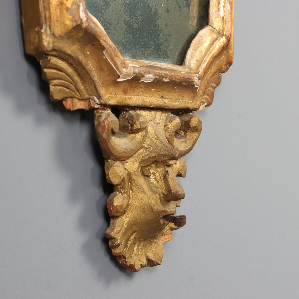 Set Of Four Carved And Gilded Wooden Fans, France, 18th Century-photo-8