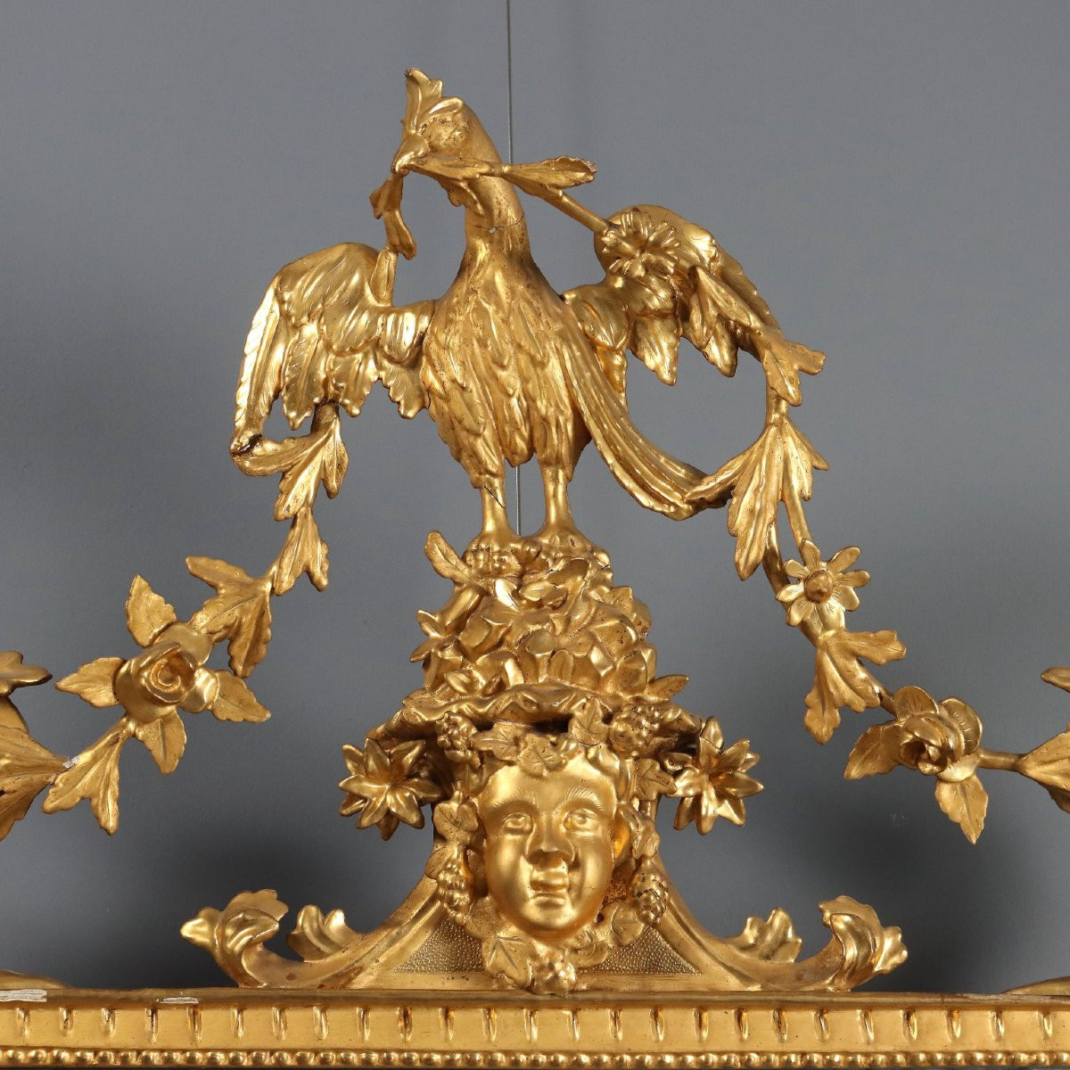 Neoclassical-style Mirror From Tuscany, Mid-19th Century-photo-4