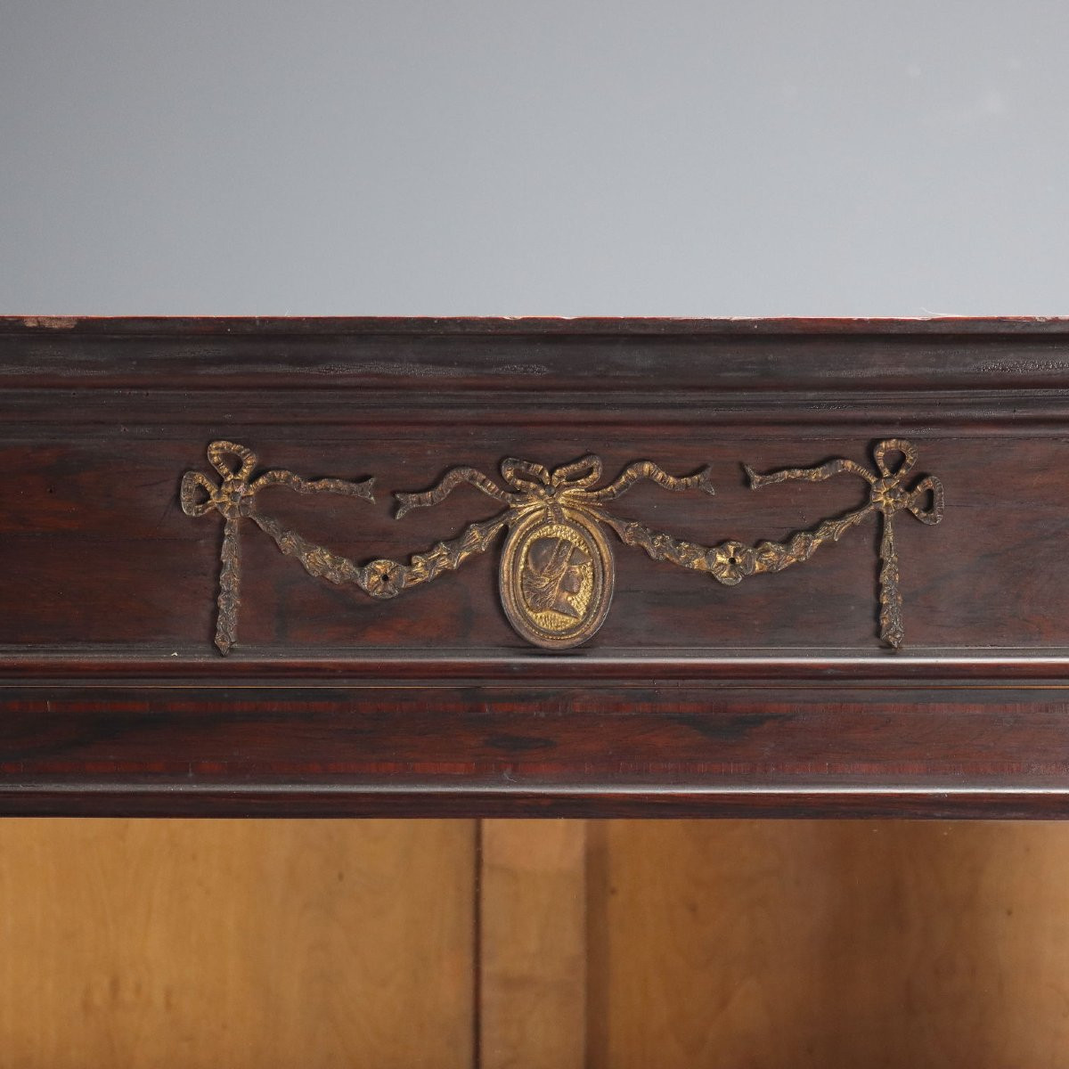 Rosewood Bookcase With Bois De Rose Inlays, Italy, Mid-19th Century-photo-2
