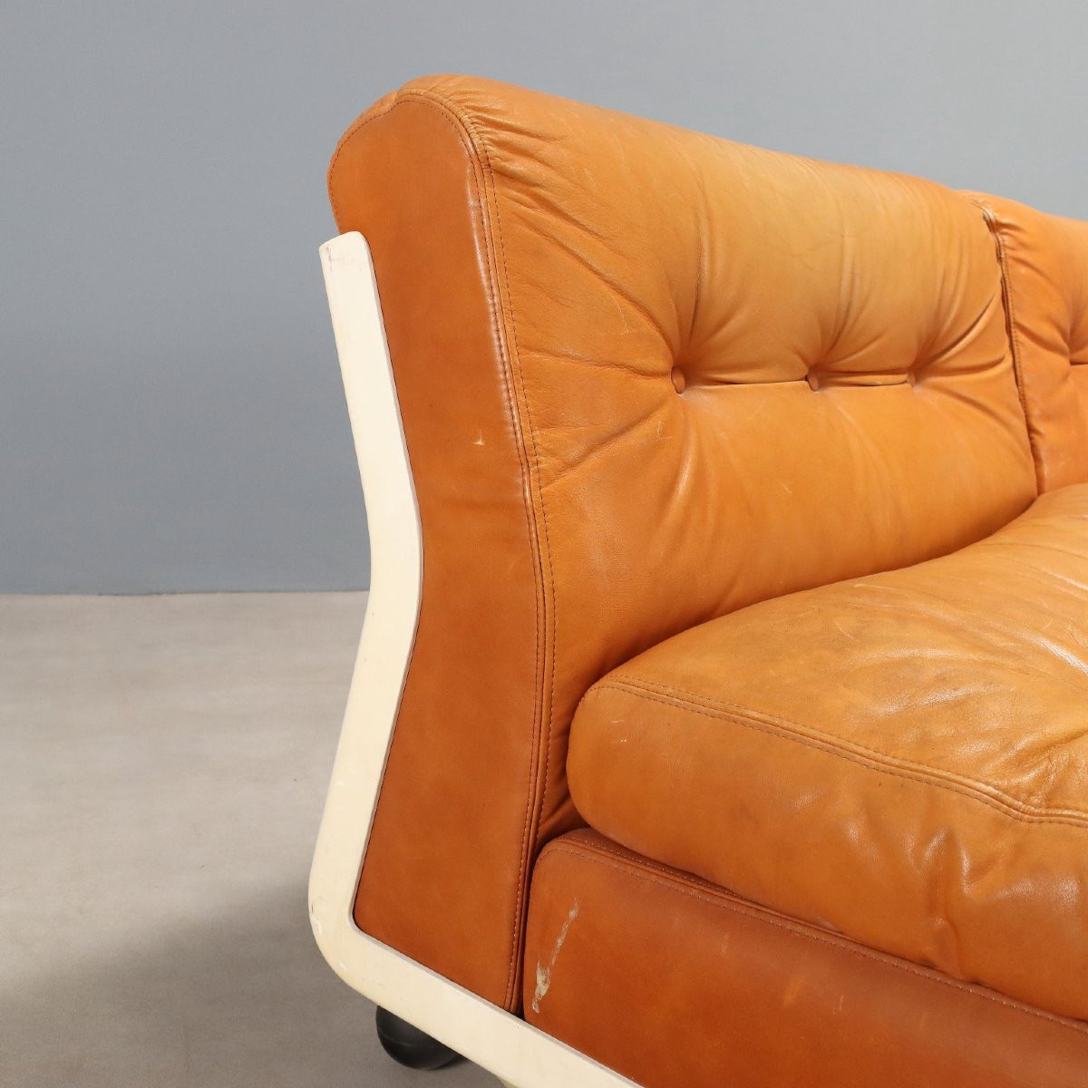 B&b 'amanta' Armchairs Vintage Design By Mario Bellini Italy 1970s-photo-3
