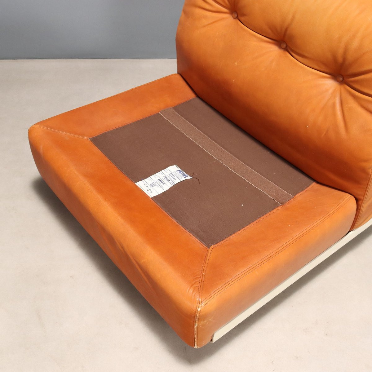 B&b 'amanta' Armchairs Vintage Design By Mario Bellini Italy 1970s-photo-2