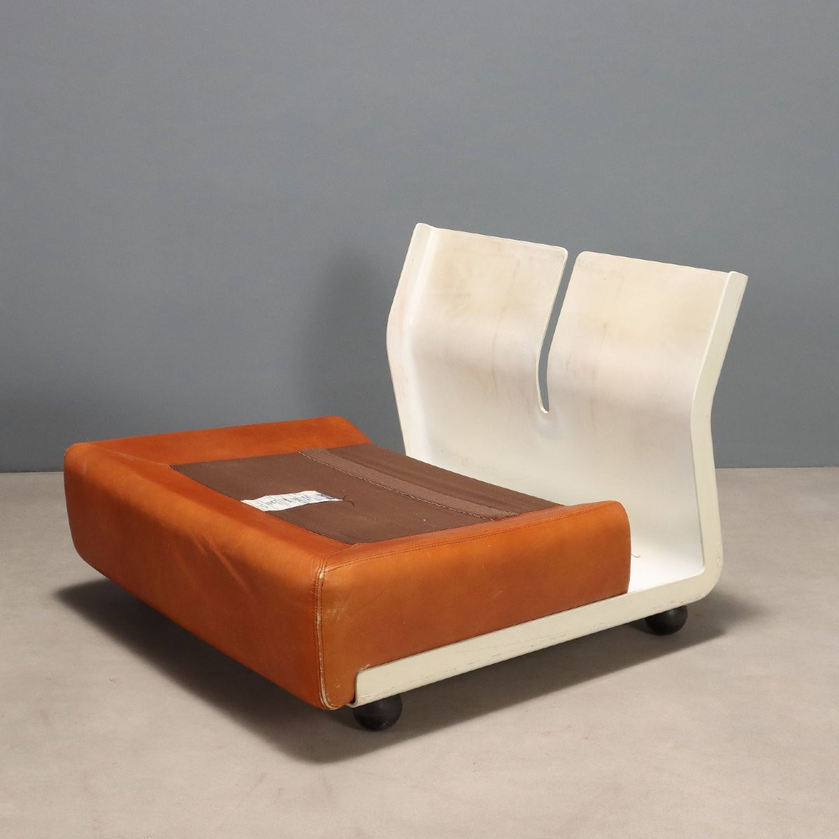 B&b 'amanta' Armchairs Vintage Design By Mario Bellini Italy 1970s-photo-4