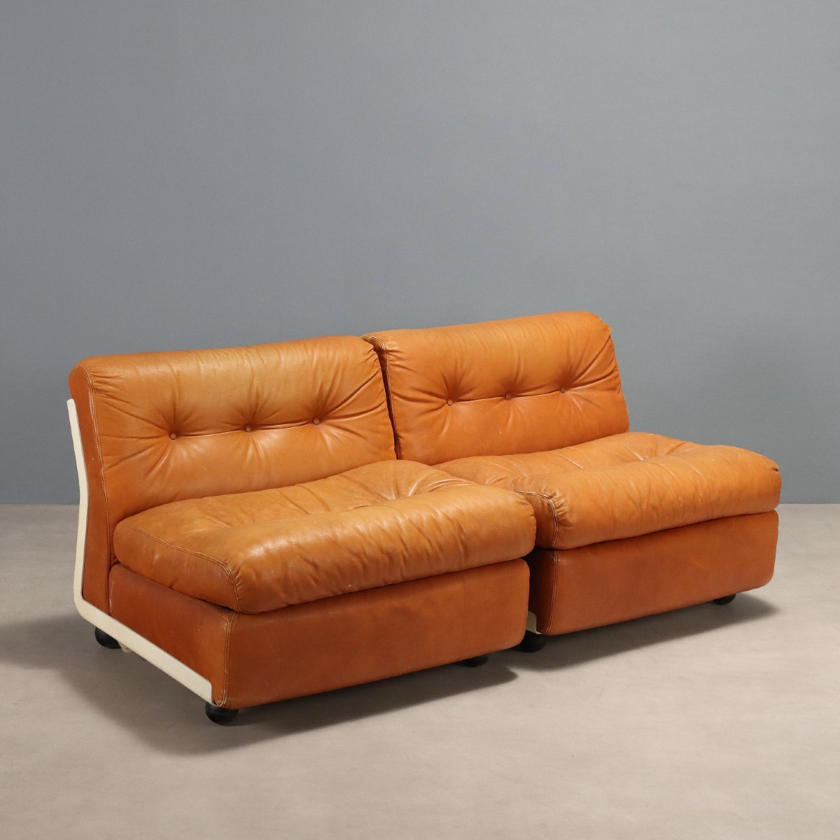 B&b 'amanta' Armchairs Vintage Design By Mario Bellini Italy 1970s