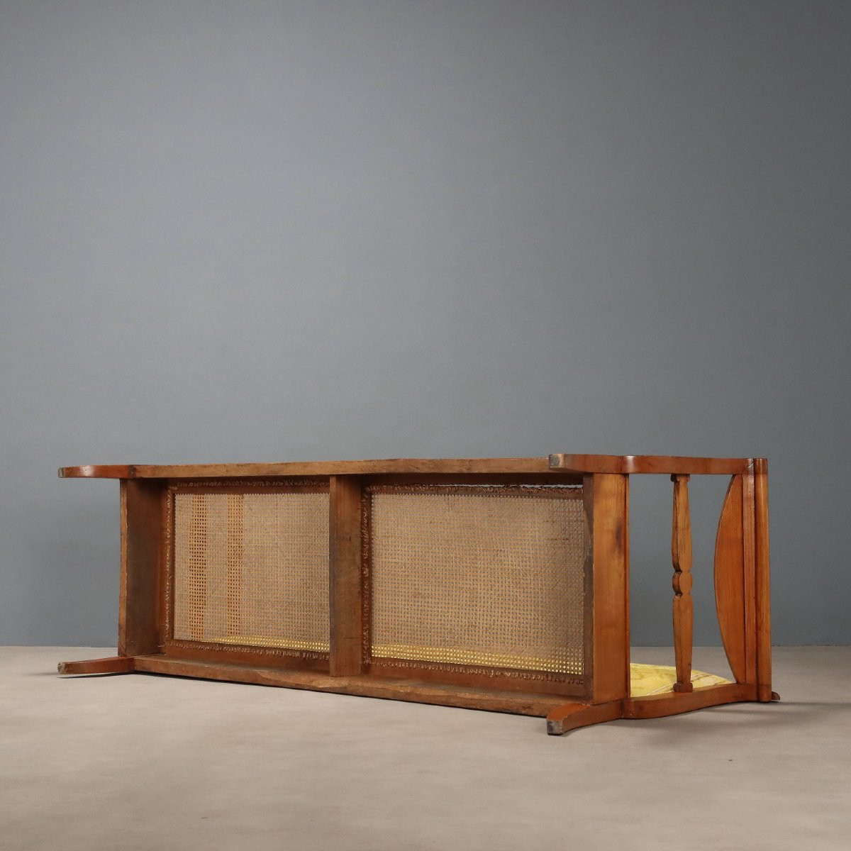 Luigi Filippo Sofa In Italian Cherry Wood, Mid-19th Century-photo-7
